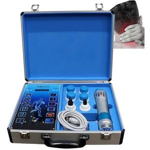 Shockwave therapie apparaat, pijnverlichting massager, diepe weefselmassage gun, ED behandelmachine, spierherstel hulpmiddel, fysiotherapie apparatuur, draagbaar ontwerp met 7 massagekoppen