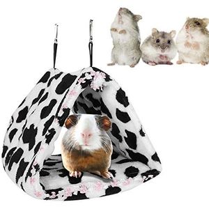 Hamster Hangend Huis, Bed Buis Hangmat Hamster Hangmat Met Isolatie Functie Metalen Haken Voor Papegaaien Voor Vogels(M)