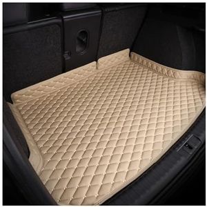 Autokofferbakmatten Voor VW Voor T&ROC Suv 2017-2023 Krasbestendig Kofferbak Liner Mat Waterdicht Anti Kras Anti Slip Tapijt(A-Beige)