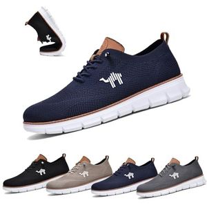 Ortho Comfort herenschoenen, herenschoenen zonder veters, herensneakers, slijtvast, antislip, ontspannen, ademend mesh(Black,44 EU)