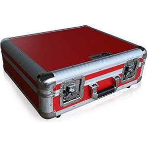 Draaitafel case rood voor Technics 1210 turntable DJ flightcase rack koffer