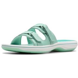 Clarks Breeze Piper sandaal voor dames, Turkoois, 43 EU