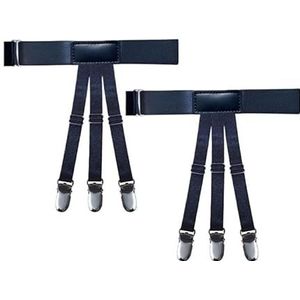 Heren Sokken Kousenbanden for Mannen Verstelbare Elastische Shirt Kousenbanden for Mannen Sokken Antislip Klemmen Shirt Bretels for Mannen Comfortabel Gemakkelijk Te Dragen for Formeel Zakelijk Casual