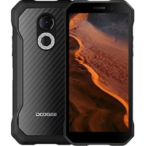 DOOGEE Android 12 Onbreekbare Mobiele Telefoon S61, Helio G35 2,3 GHz 6 GB + 64 GB, Nachtzichtcamera 20 MP, IP68 Smartphone, ontgrendeld, Waterdicht, 6,0 inch HD+ display, Dual SIM, 5180 mAh, NFC