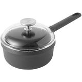 BergHOFF Gem steelpan/sauteuse, antiaanbaklaag, geschikt voor inductie, 18 cm, zwart