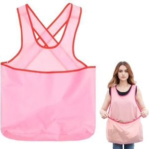 KYSUN Wassen met opbergtas, draagbaar schort voor het drogen van kleding, waterdicht schorten, moederschorten voor wasgoed