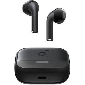soundcore K20i by Anker, semi-in-ear oordopjes, Bluetooth draadloos, 36H speeltijd, snel opladen, helder geluid, comfortabele pasvorm, ENC 2-Mic Clear Calls, Custom EQ, IPX5, Bluetooth 5.3,