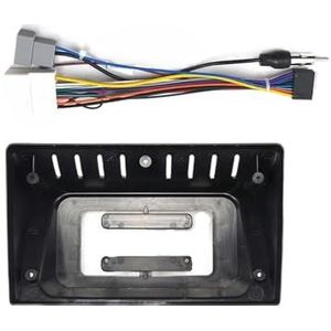 Voor N&issan Voor Murano 2004 2005 2006 2007 2008 Autoradio 9 Inch Groot Scherm Hoofdeenheid Dashboard Fascia Paneel Frame Kit Adapter Frame Auto Fascia Radio Paneel(Frame cable)
