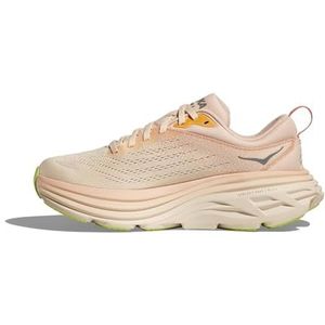 HOKA ONE ONE Bondi 8 Sneaker voor dames, Room Vanille, 5.5 UK Wide