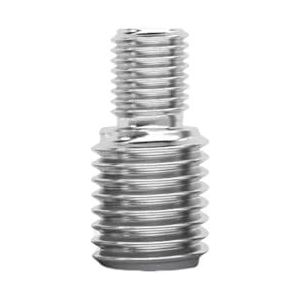 304 RVS dubbele kop overdrachtsschroeven draadadapter mannelijk naar mannelijk conversiebout(M10x25-M20x25)