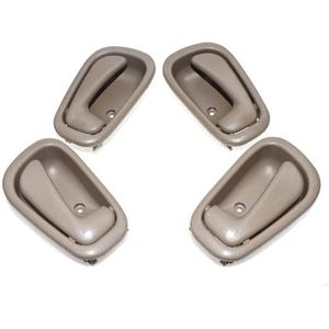 Auto Binnendeurklink Voor Toyota Voor Corolla Voor Geo Voor Prizm 1998-2002 Beige Links Rechts Interieur Deurgreep 6920602050E0 6920502050E0(2 Set)