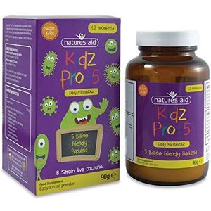 Natures Aid Kidz Pro-5 - Dagelijks Microbioticum 90g (Pack van 2)