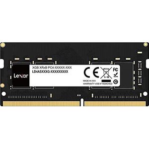 Lexar 8GB DRAM, DDR4 3200 MHz SODIMM Laptopgeheugen voor Dagelijkse Gebruikers, Prestatie-Upgrade (LD4AS008G-B3200GSST)