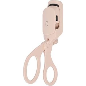 Verwarmde Wimperkruller, 2 Temperatuur Gebogen Klem Elektrische Verwarmde Wimperkruller voor Dagelijks Gebruik (Roze)