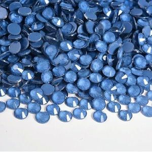 SS3-SS30 Jet Hematite Color-stickers Nail Art Flat back Non Hotfix Rhinestones Lijm op Rhinestone Nail Art Strass Gym Dress F0246-Nieuw dk Grijs-SS3-1440 stuks