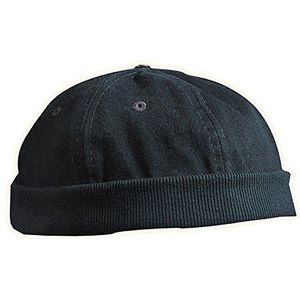 Myrtle Beach Unisex muts 6 Panel Chef Cap, zwart, Eén maat