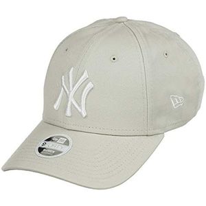 New Era New York Yankees Beige MLB League Essential 9Forty Adjustable Women Cap - One-Size