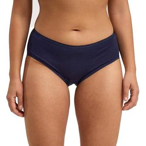 DILLING Midi Slip Van Merinowol Voor Dames Marineblauw 36