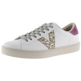 victoria Women 1126194-WOMEN Low-Top VICTORIA LEATHER EFFECT LOW TENNIS BERLIN & GLITTER LOGO FUCSIA 38