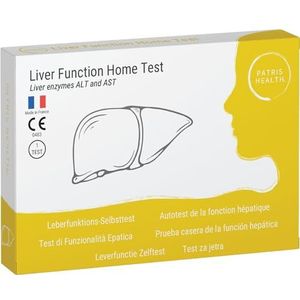 Patris Health® Leverfunctietest, zelftest detecteert ALT- en AST-enzymen in het bloed, controle voor vroegtijdige detectie van leverletsel (1)