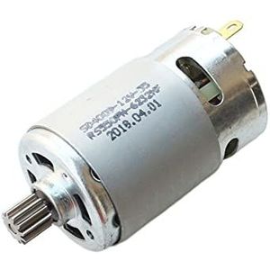 DC RS550 Motor 12 13 Tanden 9,5 mm Vervanging voor BOSCH Draadloze Boormachine GSR GSB 10,8 V 12 V 14,4 V 18 V Onderdelen DC-Motoren (Maat: 18V, Kleur: 11 Tanden )