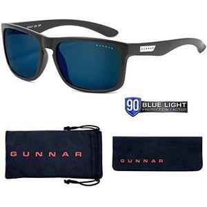 GUNNAR Gaming- en Computerbril - Intercept, Onyx Frame, Sun Tint - Blauw Licht Bril, Beeldschermbril, Blue Light Glasses, UV Filter - NATURAL Focus 0.0 Diopter
