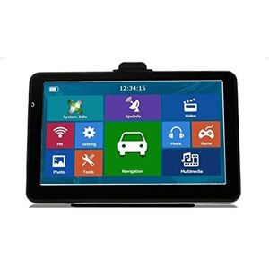 GPS-autonavigatiesysteem, 5 inch HD 8G + 128-256MB GPS-navigatie + 800x480 + Laatste Europa Kaart SAT NAV-vrachtwagen GPS-navigators Voor auto, vrachtwagen, camper(128MBResitive)