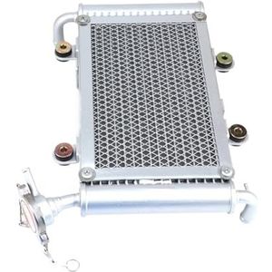 Motoroliekoelset voor Geschikt voor Bashan 200CC 250CC BS200 BS200S-7 UTV ATV Quad Bike Buggy Watermotoronderdelen Aluminium radiatorkoeler Oliekoeler(4 holes)