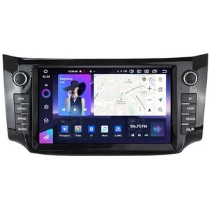 Android 14 Autoradio Stereo voor N-issan Sylphy (2012-2018) 9 Inch Touchscreen Multimedia Speler met Draadloze Carplay 2 Din GPS Navigatie FM RDS Bluetooth 5G-WiFi SWC DSP,M500s