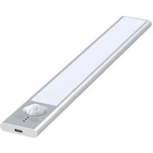 Touch sensor menselijk lichaam licht USB magnetisch opladen kledingkast nachtlampje led entree gang ultradunne kast sensor licht (kleur: driekleurig, maat: 40 cm)