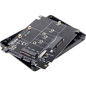 mSATA SSD & Combo M.2 B-key naar SATA 3.0 Adapterbehuizing met switch