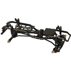 MANGRY Gemonteerd Auto Frame Met Chassis Frame Rail Axiale SCX24 AXI00005 Fit for Jeep Gladiator 1/24 RC Crawler Auto Upgrade onderdelen (Color : Black)