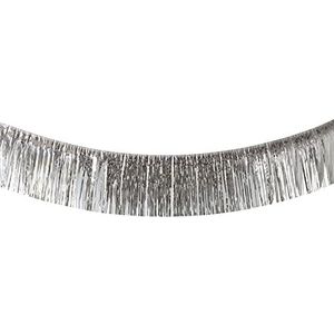 Folat - Zilveren franje slinger - 6 meter
