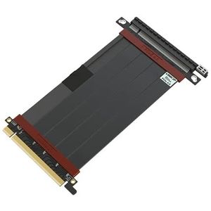 LINKUP - Ultra PCIe 4.0 X16 - Riser Kabel - Afgeschermd - 15cm - Compatibel met RTX4090 en RX6950XT