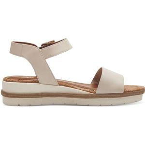 Tamaris Damessandalen, dunne sandalen, TOUCHit, Beige, 36 EU