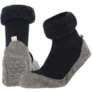 Morethansocks - Slofsokken - Unisex - Antislip - Blauw - Maat 45/46 - Slofsokken Dames - Slofsokken Heren