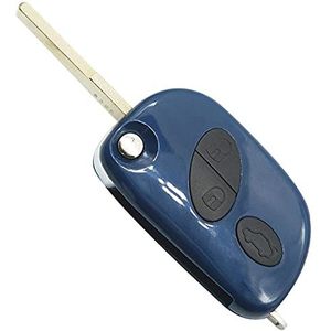 Originele Autosleutel Shell Vervanging Case, fit voor Maserati Quattroporte Ghibli Levante GranTurismo GranCabrio Afstandsbediening-blauw