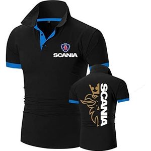 Heren Zomer Polo T-shirt Voor scania Print Golf Tee Shirts Met Korte Mouwen, Casual Comfortabele Katoenen Tops-2||4XL