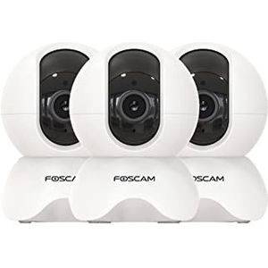 3 x gemotoriseerde IP-camera WiFi 3MP met intelligente bewegingsdetectie - X3 Foscam