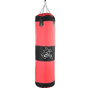 Bokszak Lege Boksen Zand Tas Opknoping Kick Zandzak Boksen Training Vechten Karate Zandzak Punch Bags (kleur: Rood 100 cm)