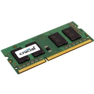 Crucial Sodimm Laptop Memory opwaarderen (4GB,204-pin,DDR3 PC3-8500,Cl=7,1.5v)