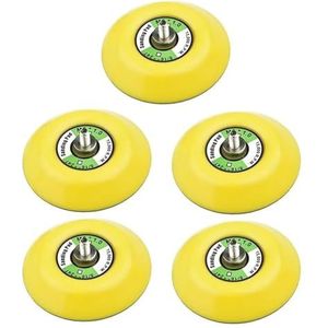 Ya Song 1/2/3 inch schuurschijf schuurmachine steunschijf for luchtpolijstmachine klittenband achterplaat schuurgereedschap M6 5/16 * 24T, 2 inch 5 stuks