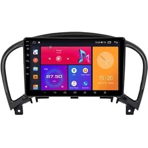 Android 13 Autoradio 9 inch Touch scherm dubbele Din auto stereo voor Nissan Juke YF15 2010-2014 met Bluetooth/FM radio/wifi/USB/stuurwielbediening/GPS(4 Core 4+64G)