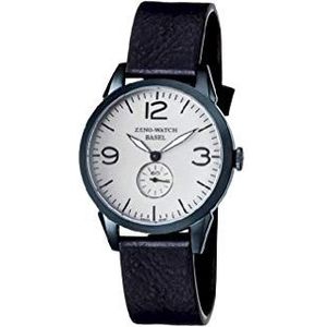 Zeno-Watch Heren Horloge - Vintage Line Small Second blauw - 4772Q-bl-i3