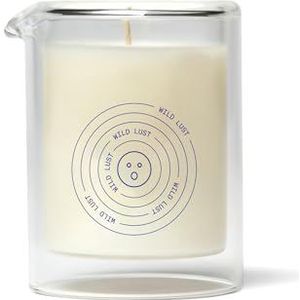 Dame Products Massage Oil Candle - Plantaardig met Kava Kava - Hydraterend en ontspannend - Limoenbladeren, Ambrette & Witte Perzik