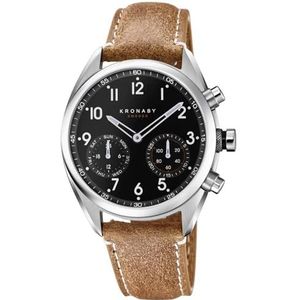 Kronaby S3112/1 Men's Brown Apex Hybrid Smartwatch