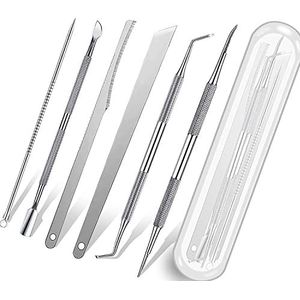 Professionele Pedicure Set - 7-Pack - Ingegroeide Teennagel Gereedschap - Roestvrij Staal