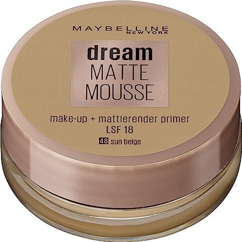 Maybelline New York - Matte Foam Foundation - FPS18 - Dream Matte Mousse - Zonnig beige (48)