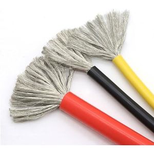 UL vertinde koperen siliconen draad 5 meter veelkleurig 8AWG tot 30AWG for connectoren(Red,8AWG)
