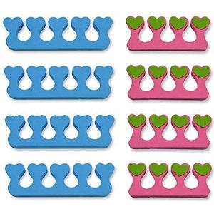 K-Pro Teenspreider, vingerspreider, set van 8 stuks, afstandhouders voor nagels, lakhulp